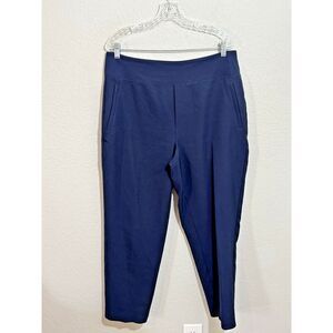 Athleta Pants Women's 14‎ Navy  Ankle Pant Pull On Lightweight Activewear